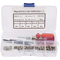 Kit de reparación de insertos roscados de 105 piezas con herramientas Insertos de alambre de acero inoxidable tipo…